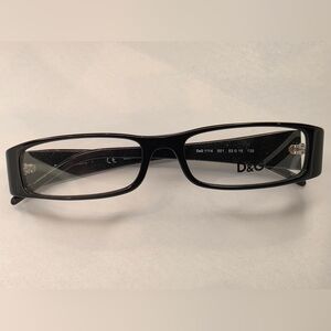 D&G Black Eyeglasses